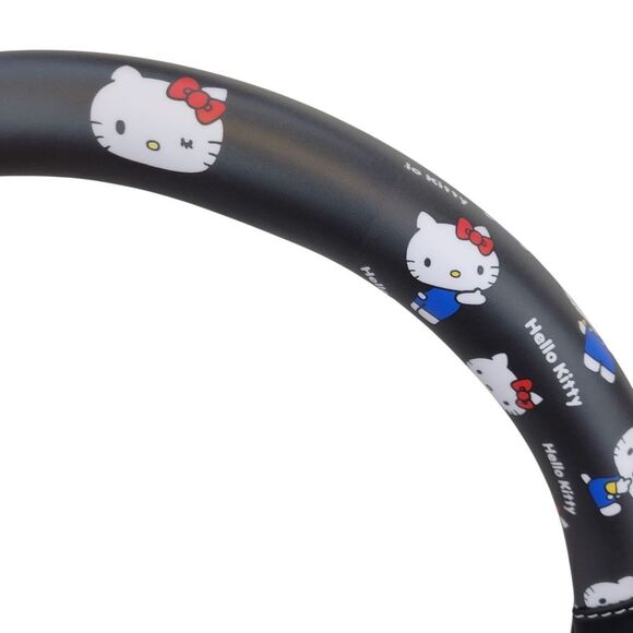 Brand New Sanrio Hello Kitty Black Car Steering Wheel Cover - Picture 4 of 9